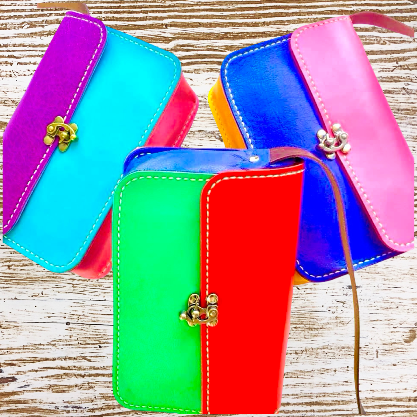 PDF leather bag pattern and instruction manual for DIY Annabel sling bag